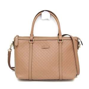Gucci MicroGuccissima 449656 Women's Leather Handbag,Shoulder Bag Pink Beige